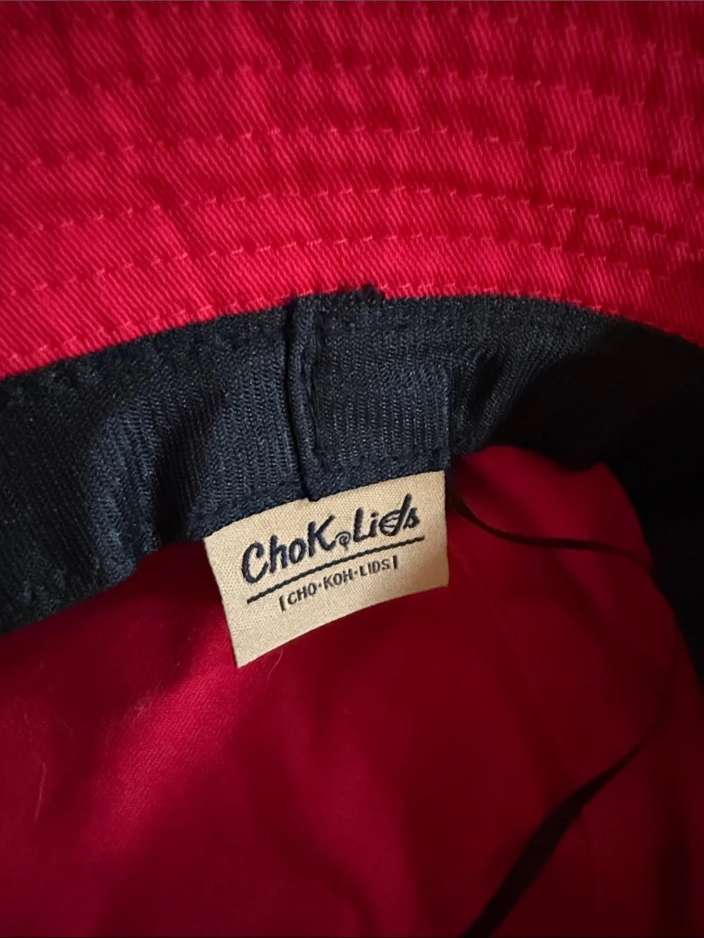 ChokoLids Phillies, Red Bucket Hat New With Tags UNUSEX